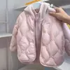 Chaqueta acolchada de invierno para niñas con forro polar, versátil para otoño e invierno, cálida y resistente al frío, adecuada para niñas mayores