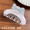 2026 Nuevo Estilo Pinza para el Cabello de Plástico con Forma de Lazo Grande para la Parte Posterior de la Cabeza Peinado de Cola de Caballo de Gama Alta Pinza de Tiburón