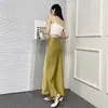 Saia Longa Bodycon Cauda de Peixe Feminina Elegante e Modeladora de Cintura Alta em Cetim de Acetato, Saia Fluida Primavera/Verão 2026