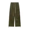 Esenciales Hhh Modernos Casual Pantalones Paracaídas Streetwear Pantalones Cargo Nylon Bolsillos Coloridos Pesados Sueltos