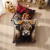 Cojín con Estampado de Animales Nórdicos Cojín de Mesita de Noche para Dormitorio Cojín Decorativo para Mirador Funda de Cojín para Sofá Venta al por Mayor Transfronteriza