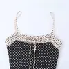 Vestido mini sin mangas de tirantes con lunares marca Z, ropa de mujer de moda, popular en AliExpress, estilo europeo y americano, ZA