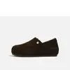 Zapatos Birkenstock Perezosos de Papa Pequeña para Dos Usos Todo Incluido Invierno Terciopelo Engrosado 2025 Nuevo Suela Suave Superficie Suave Zapatos de Algodón Birkenstock