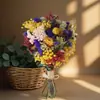 Ramo de Flores Secas, Hierba de la Pampa Más Vendida de Amazon, Juncia, Gypsophila, Flores Secas Serie Rosa, Regalo para el Día de San Valentín Chino y Navidad