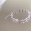 [Mar Burbujeante]! Collar con Colgante de Corazón de Gato Ojo de Gato Colorido Estrella Diseño de Nicho Pulsera Perla Todo Fósforo Dulce