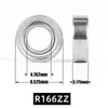 Ri-6632Zz 4.762X9.525X3.17 Pulgada Rodamiento para Motor Miniatura Sin Núcleo R166Zz