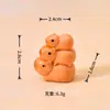 Resina Forma Rosa Fofa Capivara Boneca Desenho Animado DIY Capa de Celular Bolsa de Joias Acessórios de Chave Venda por Atacado