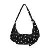 Bolso de lunares de nicho súper popular para mujer, nuevo bolso cruzado de moda 2026, exquisito bolso de hombro para axila, bolso de cuerno