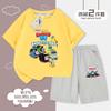 Thomas Thomas Niño Traje Fresco de Verano Nuevo de Verano Ropa de Manga Corta para Niños Conjunto Delgado de Dos Piezas
