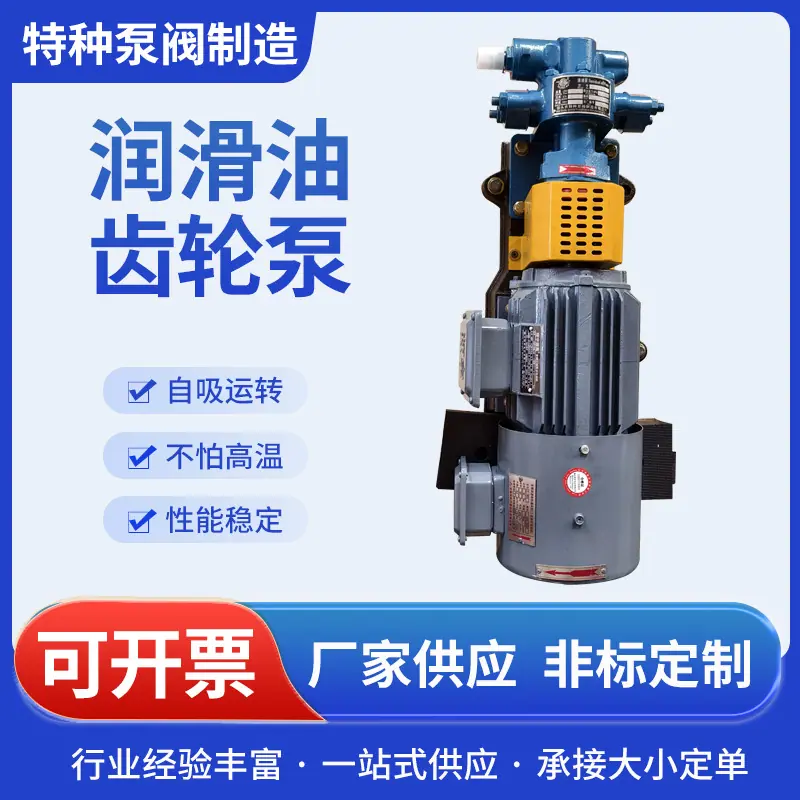 厂家供应润滑油齿轮泵,低噪音卧式齿轮泵,铸铁高压电动自吸式抽油泵