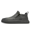 Zapatos de Hombre Retro Británico Botas Martin Zapatos de Cuero para Hombre Antideslizantes Resistentes al Desgaste Cómodos Zapatos de Trabajo Nuevos Zapatos de Otoño 2025