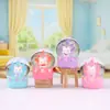 Venda Quente Bola de Cristal Fada Raposa Bola de Cristal Luminosa Mini Bola de Cristal Resina Criativa Fofa Enfeites de Mesa Pequenos Presentes para Crianças