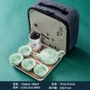 Taza de Té Portátil para Exteriores, Juego de Té para Viaje, Tetera Kung Fu, Juego Pequeño para Coche, Uso en Casa, Juego de Té para Viaje