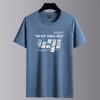 Camiseta de manga curta masculina, moda verão 2023, nova blusa solta de manga curta de algodão, tamanho grande, camiseta estampada