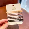 Nuevos Pasadores a Cuadros para Otoño e Invierno para Mujer, Pasadores Lisos, Pasadores de Prensa, Pinzas para Flequillo, Pinzas Laterales de Pato, Accesorios para el Cabello, Pinzas Laterales