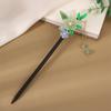 Antigo Tassel Hairpin Grampo de Cabelo de Madeira Imitação de Ébano Headwear Disco de Cabelo Acessórios Simples Vestido Antigo Cabelo Hairpin Hair