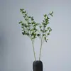 Planta Verde Artificial con Hoja Única de Árbol Banyan y Árbol de Té de Montaña, Planta de Rama Falsa Grande para Decoración del Hogar