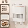 Dispensador de vasos desechables, portavasos dispensador de agua de gran capacidad, estante de pared para almacenamiento de vasos individuales, portavasos de papel