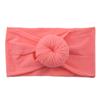 Europeu e Americano cocar de bebê de nylon de largura acessórios para o cabelo das crianças meias bola macia faixa de cabelo baby nylon donut headband