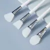 Brocha de Silicona para Mascarilla, Palito para Mascarilla, Empaque Individual, Fácil de Limpiar, Fácil de Aplicar Maquillaje, Herramienta de Belleza, Brocha de Silicona con Cabeza Suave, Herramienta de Spa