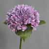 Filme Texturizado de Flor Artificial Hortênsia Flor Hidratante Hortênsia Grande Design de Arranjo Floral Hortênsia Decoração de Sala de Estar Hortênsia Casamento