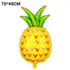 Balão de Filme de Alumínio com Formato Decorativo de Frutas e Legumes de Desenho Animado para Festa Infantil - Melancia, Abacaxi, Cereja