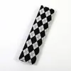 Caixa de lenços para carro de celebridade da internet, jacquard, multifuncional, para pendurar, caixa de lenços para apoio de braço de carro DIY