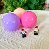Bola de Plástico de 7cm Color Macarrón Bola de Navidad Bola de Plástico Bola Transparente Bola con Brillo Bola Decorativa Bola Macarrón