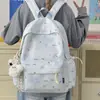 Mochila escolar linda y elegante para niñas, gran capacidad, mochila escolar ligera para estudiantes de primaria de 4º, 5º y 6º grado, mochila estilo ins