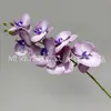 7 orquídeas artificiales estilo europeo para exhibir en la sala de estar, delicadas ramas de orquídea nube para arreglos decorativos, flores artificiales al por mayor