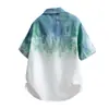 Dropshipping 25 Estilos de Camisas de Mezclilla de Manga Corta para Hombre para Verano, Delgadas, Holgadas, Casuales, de Media Manga, Atractivas para Adolescentes y Estudiantes