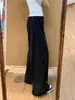 Pantalones de Trabajo Azul Marino de Secado Rápido para Mujer, Pantalones Deportivos de Cintura Alta Adelgazantes de Pierna Recta para Primavera y Verano, Pantalones de Pierna Ancha Frescos y Elegantes para Figuras Pequeñas