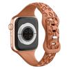 Adequado para Apple Apple WatchUltra pulseira de relógio de silicone com gravação de leopardo para cintura muito pequena fabricantes de geração em estoque
