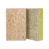 Paneles Integrados Decorativos y de Aislamiento para Fachadas Cerámicas, Pintura de Piedra Real, Lana de Roca Impermeable y Resistente al Fuego, Poliestireno, Paneles Decorativos para Fachadas de Poliuretano