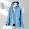 Roupa de assalto de camada única fina primavera e outono fina primavera e outono caminhada ao ar livre impermeável windbreaker respirável jaqueta de montanhismo atacado