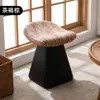 Taburete de Manicura de Lujo Creativo de Diseñador de Gama Alta, Taburete Giratorio para Cambiarse los Zapatos, Taburete de Tocador, Taburete de Maquillaje, Taburete de Tocador para el Hogar