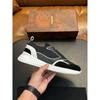 Zapatos Deportivos Transpirables de Alta Gama Transfronterizos para Hombre, Tecnología Casual, Banda Elástica Tejida Fly de Color Mixto, Una Pierna Cuero Genuino de Negocios