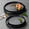 Vajilla de Melamina Plato Redondo Japonés Plato para Hot Pot Plato para Snacks de Autoservicio Plato para Barbacoa Imitación Porcelana Plato para Fruta Snack Comercial