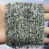 Cuentas Cuadradas de Amatista Natural de 3*3mm Cuentas Espaciadoras Cuadradas de Piedra Ojo de Tigre Cuentas para Pulsera Accesorios para Joyería DIY