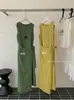 Liquidación, Sin Devoluciones ni Cambios. Vestido de Verano Estilo Francés Suave y Elegante Versátil Adelgazante con Corbata para Mujer 1266
