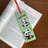 Marcadores de estilo chino con texto inspirador, Marcadores de lectura creativos culturales de Capibara y Panda para estudiantes, Recompensas para estudiantes de primaria