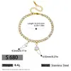 Nuevo Estilo Collar Pequeño con Forma de Corazón de Acero de Titanio para Mujer, Chapado en Oro de 18K, Compacto, Elegante, Versátil, Forma de Corazón, No se Desvanece