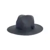 Sombrero de paja de Panama hecho a medida con ala ancha, sombrero de jazz para proteger del sol para vacaciones en la playa al aire libre y exposiciones, hecho a medida