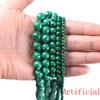 Piedra Natural Piedra de Tigre Pino Blanco Ágata Negra Arena Azul Amazonita Malaquita Cuentas Redondas Cuentas Sueltas Cuentas de Hilo Accesorios DIY Mayoreo