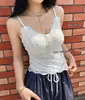 Camisola de Encaje Pesado Estilo Francés para Clavícula, Suave y de Soporte, Adecuada como Capa Interior, Estilo de Deseo Puro, Ceñida a la Cintura, Adelgazante, Hermoso Diseño de Espalda 1105