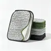 Paño de limpieza de doble cara, con un lado texturizado de burbujas con hilo plateado por un lado y un lado de felpa por el otro; Modelo: PPYS-Y20-DP; 12 x 16 cm; paño de limpieza de cocina multiusos