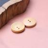 Botones de madera de alta calidad botones decorativos para ropa de niños botones redondos versátiles para abrigo suéter camisa botones de madera