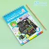 Livro de raspadinha DIY infantil livro de grafite colorido criativo material de arte para jardim de infância atacado material escolar para estudantes livro de pintura