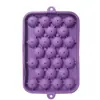 Bandeja de Gelo de Silicone Molde de Gelo de Congelamento Rápido Doméstico Forma de Coração Bola de Gelo Fabricante de Cubos de Gelo Bandeja de Gelo de Silicone Fácil de Remover Atacado