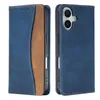 Funda de Cuero para Teléfono Móvil Adecuada para Zte Nubia Neo5 Pro, Funda de Teléfono con Textura Similar a la Piel, Colores Contrastantes, Fuerte Protección Magnética y Soporte